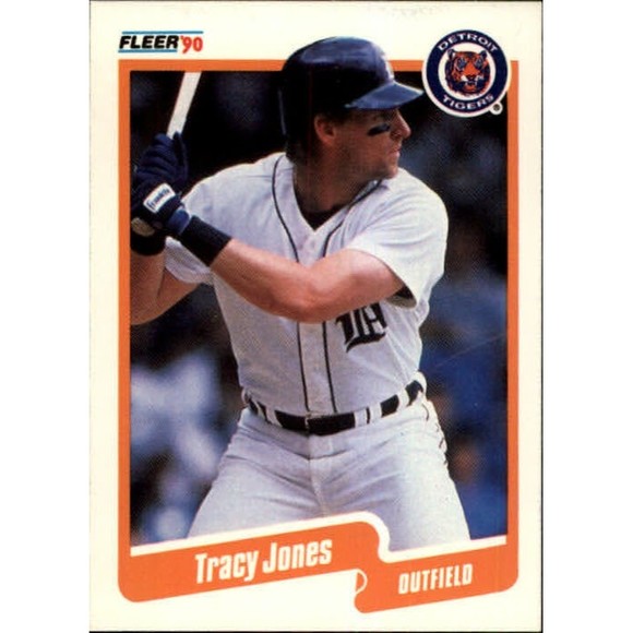 1990 Tracy Jones Fleer Baseball Card #607 - Picture 1 of 2